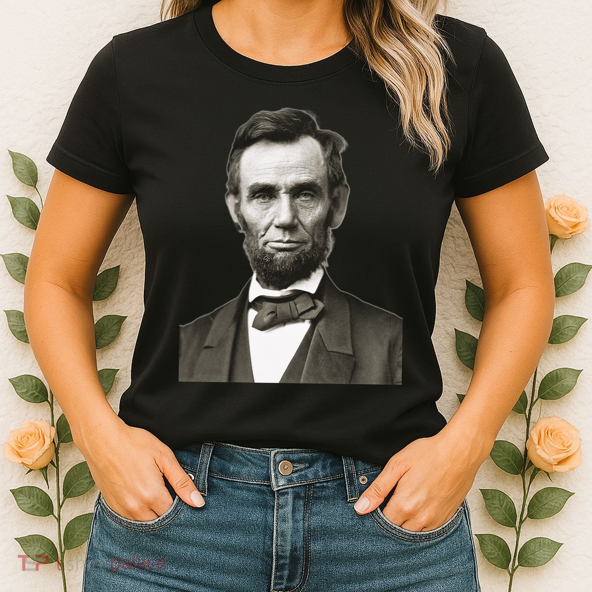 Abraham Lincoln Large Portrait Picture Women's T-Shirt