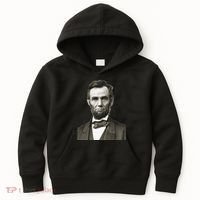 Abraham Lincoln Large Portrait Picture Kids Hoodie thumb 0