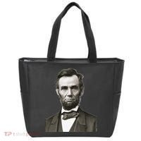 Abraham Lincoln Large Portrait Picture Tote Bag thumb 0