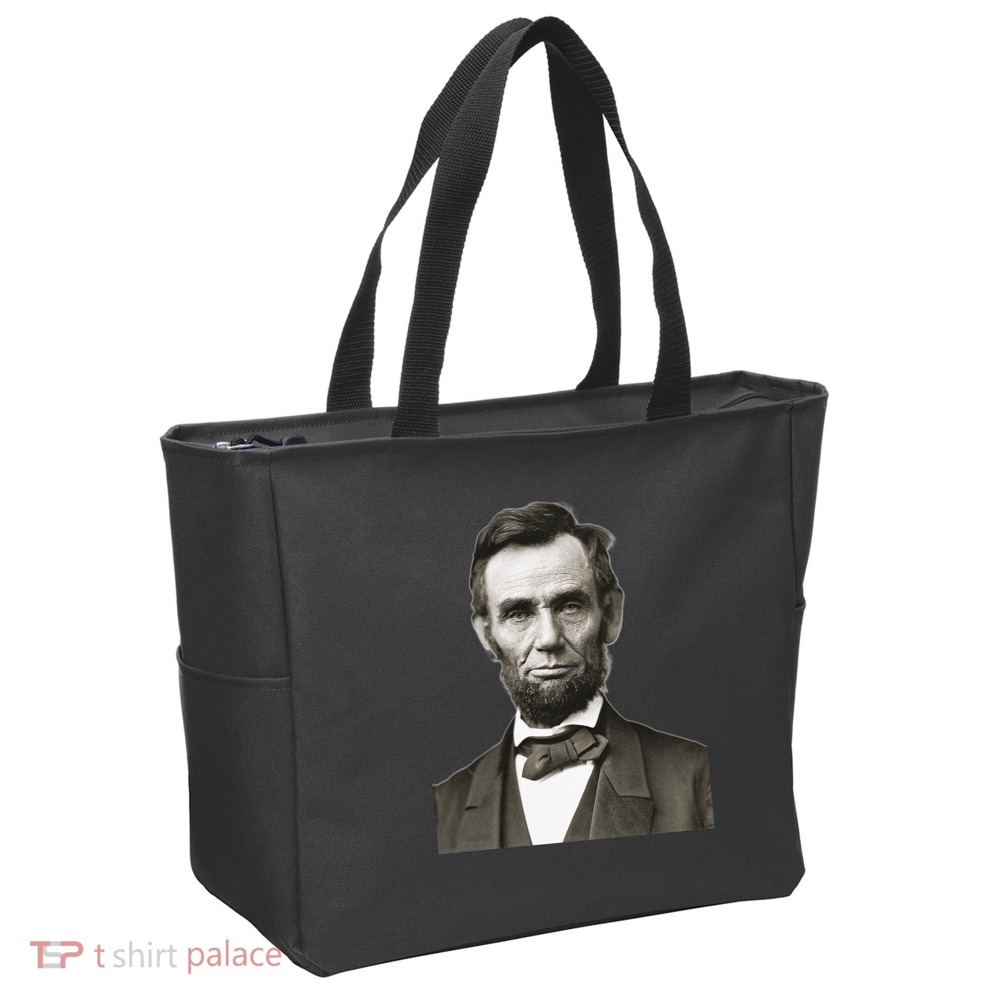 Abraham Lincoln Large Portrait Picture Tote Bag