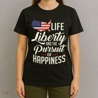 America Life Liberty And The Pursuit Of Happiness T-Shirt thumb 4