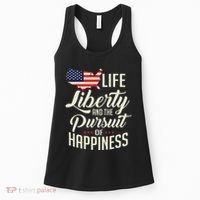America Life Liberty And The Pursuit Of Happiness Women's Tank Top thumb 0