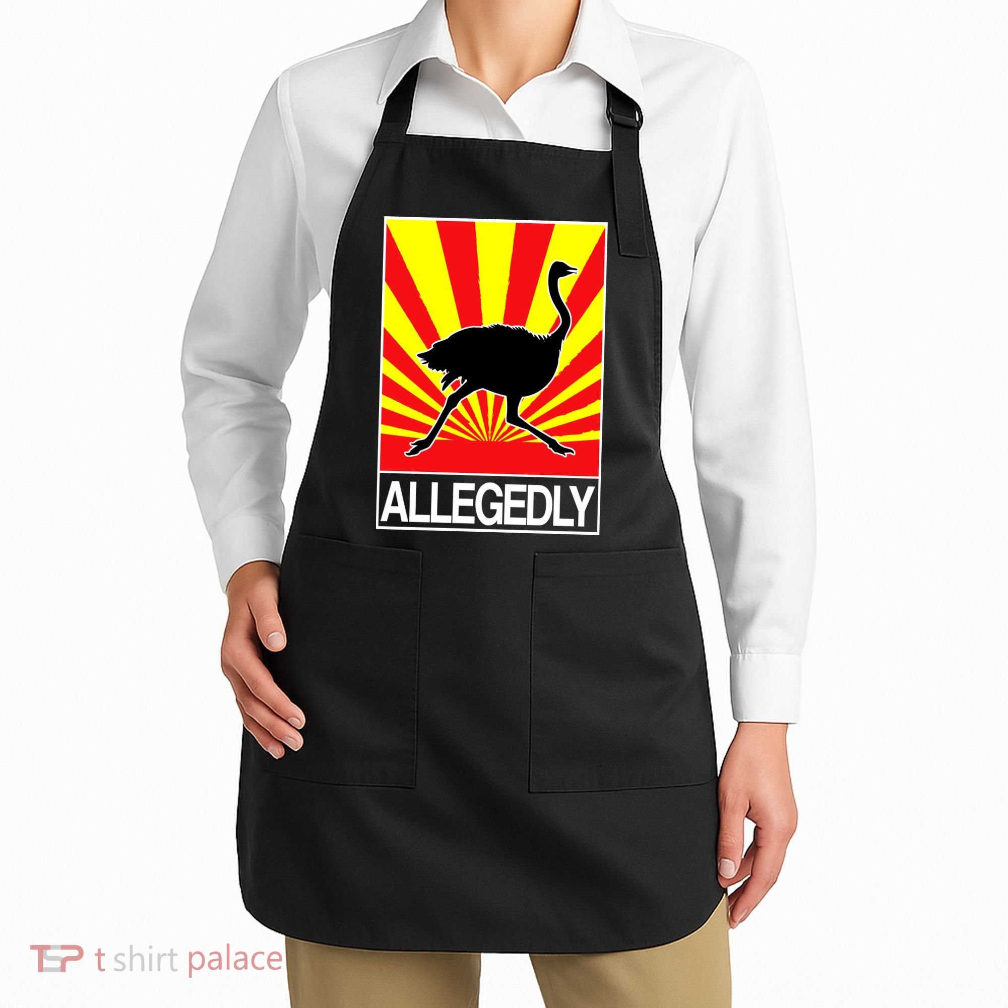 Allegedly Ostrich Apron