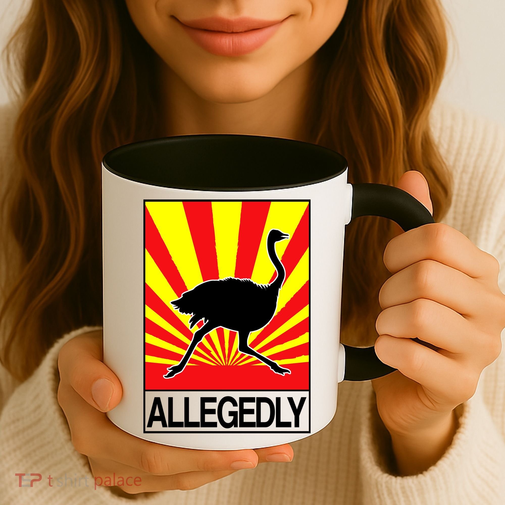 Allegedly Ostrich Coffee Mug