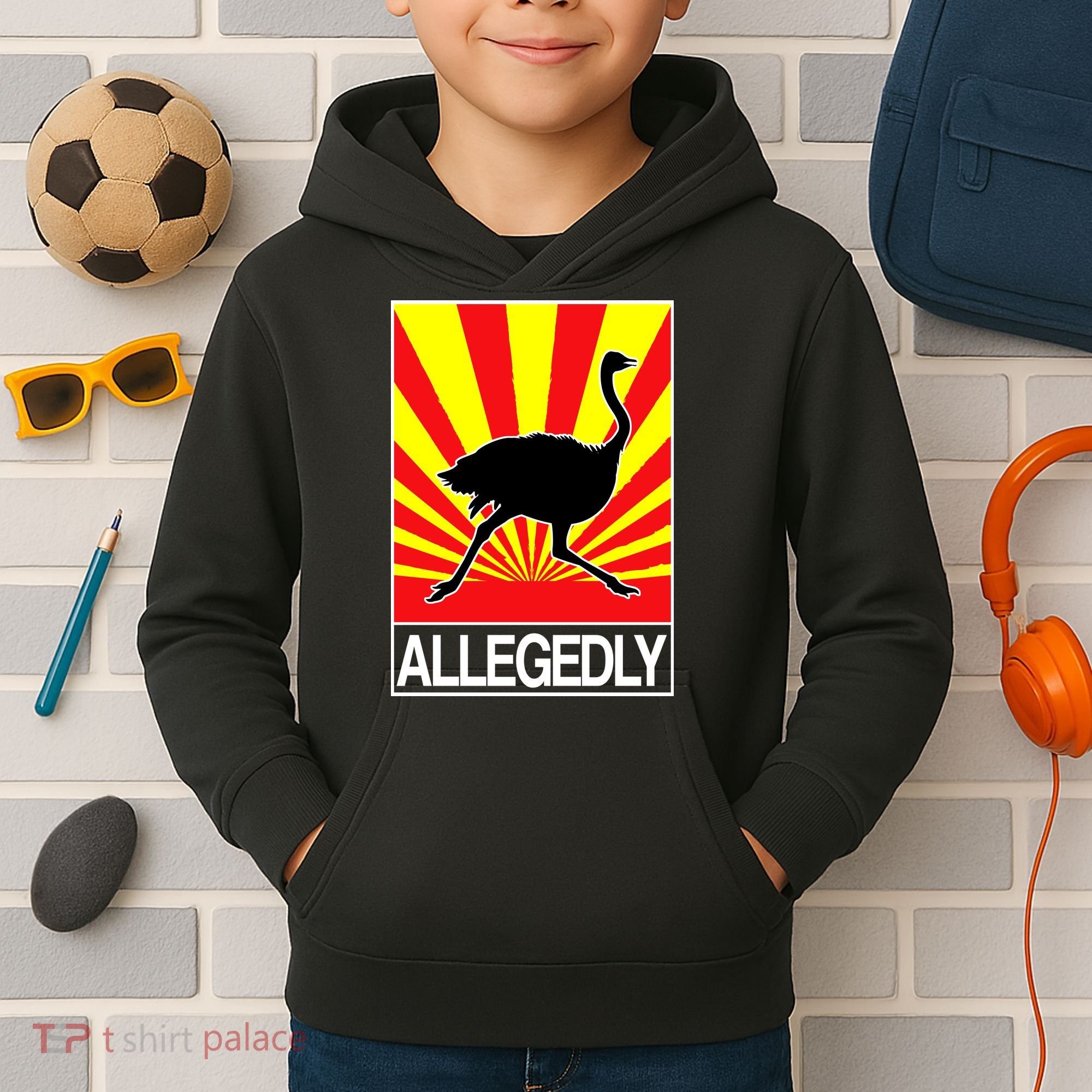 Allegedly Ostrich Kids Hoodie