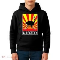 Allegedly Ostrich Kids Hoodie thumb 4