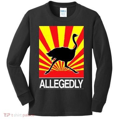 Allegedly Ostrich Kids Long Sleeve Shirt
