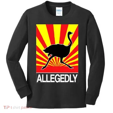 Allegedly Ostrich Kids Long Sleeve Shirt