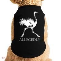 Allegedly Ostrich Flightless Bird Doggie Tank thumb 0