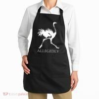 Allegedly Ostrich Flightless Bird Apron thumb 2