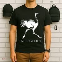 Allegedly Ostrich Flightless Bird T-Shirt thumb 6