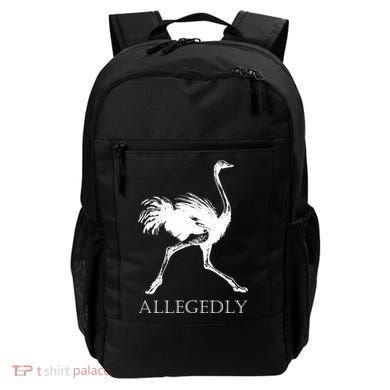 Allegedly Ostrich Flightless Bird Backpack