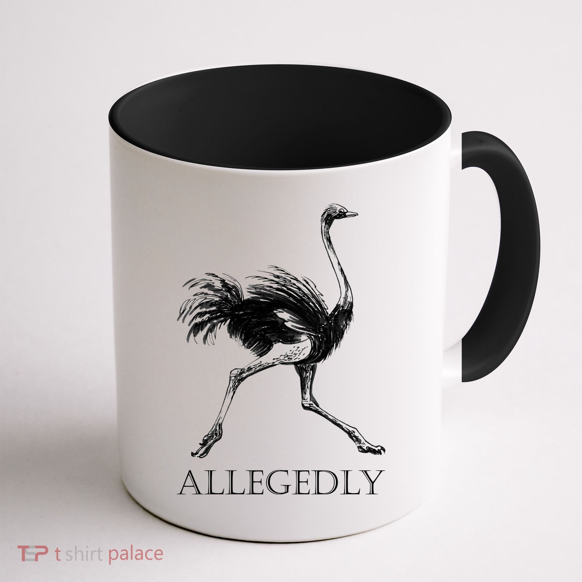 Allegedly Ostrich Flightless Bird Coffee Mug