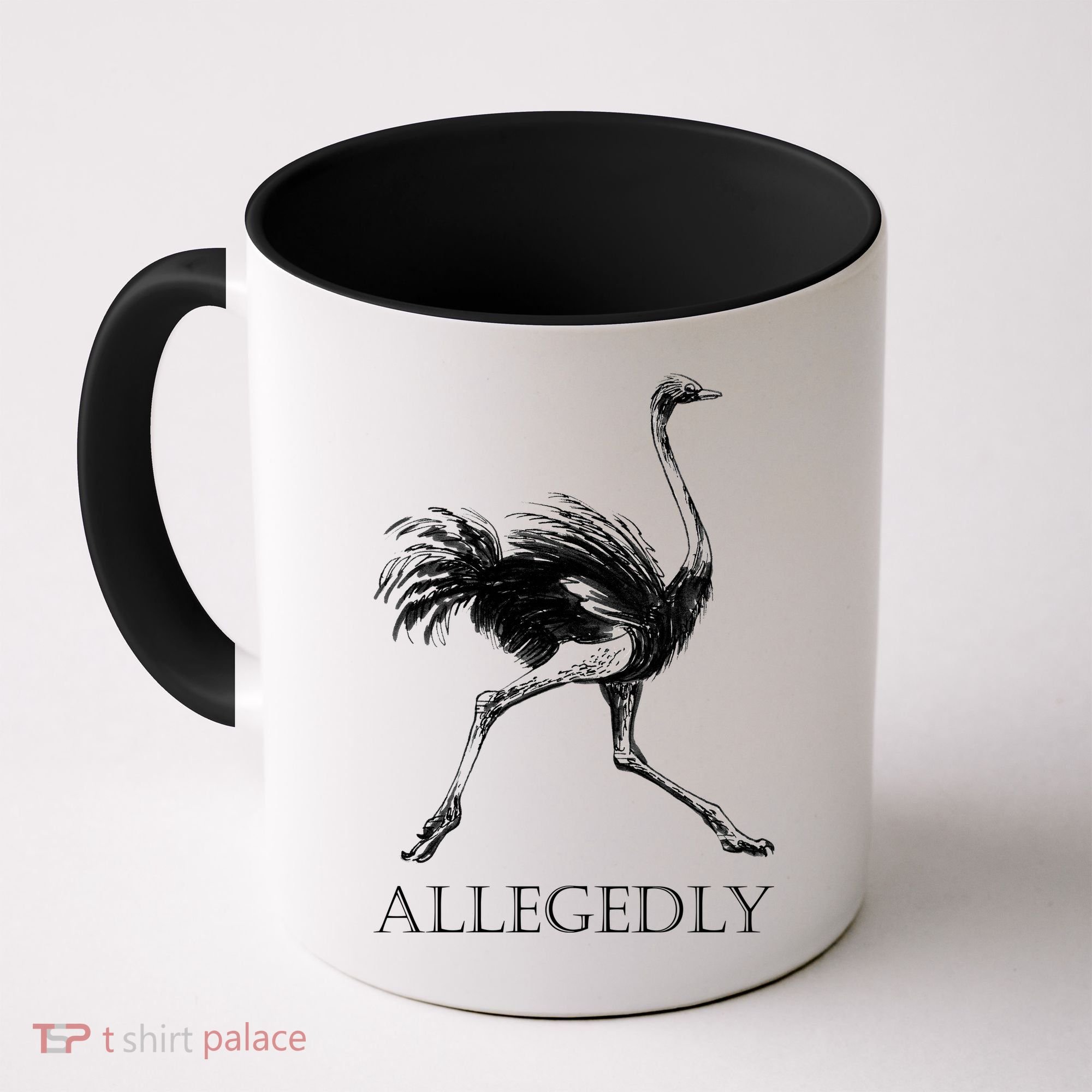 Allegedly Ostrich Flightless Bird Coffee Mug