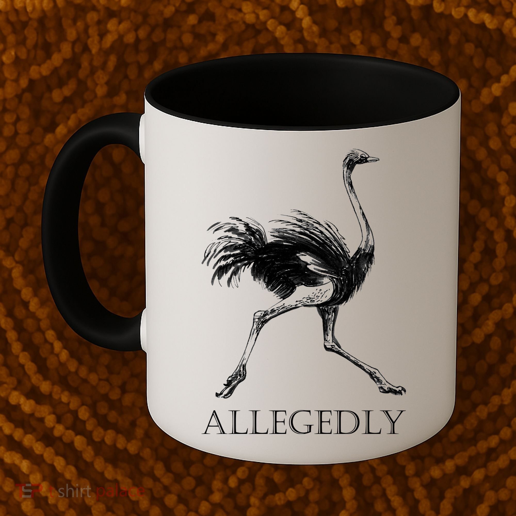 Allegedly Ostrich Flightless Bird Coffee Mug