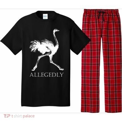 Allegedly Ostrich Flightless Bird Pajama Set
