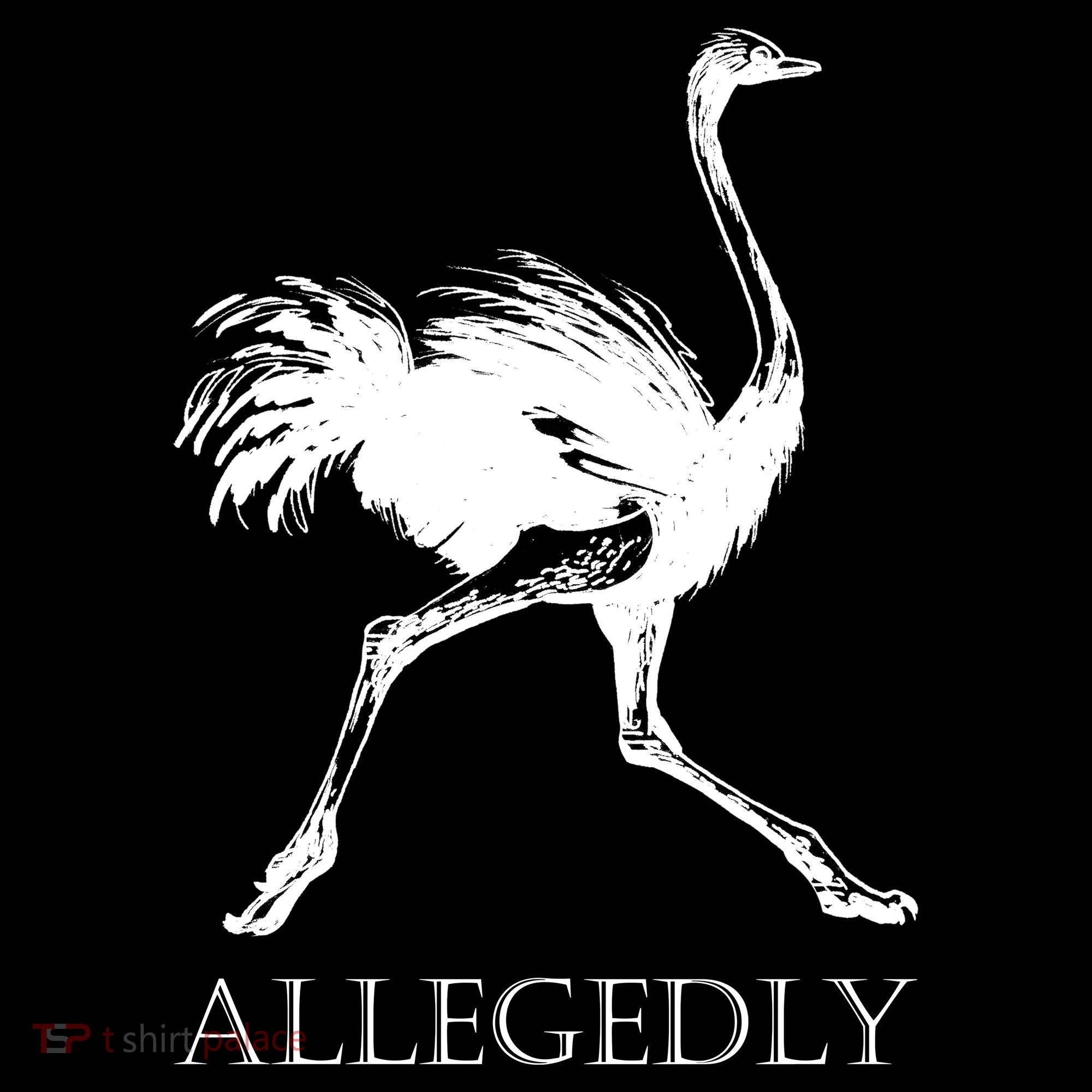 Allegedly Ostrich Flightless Bird Mousepad