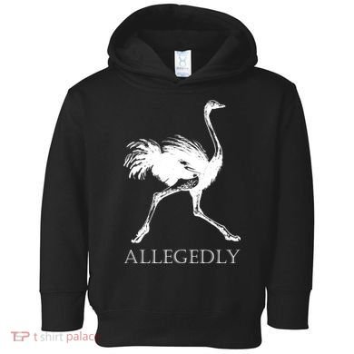 Allegedly Ostrich Flightless Bird Toddler Hoodie