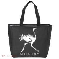 Allegedly Ostrich Flightless Bird Tote Bag thumb 0