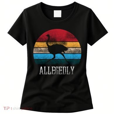 Allegedly Ostrich Lover Vintage Women's T-Shirt