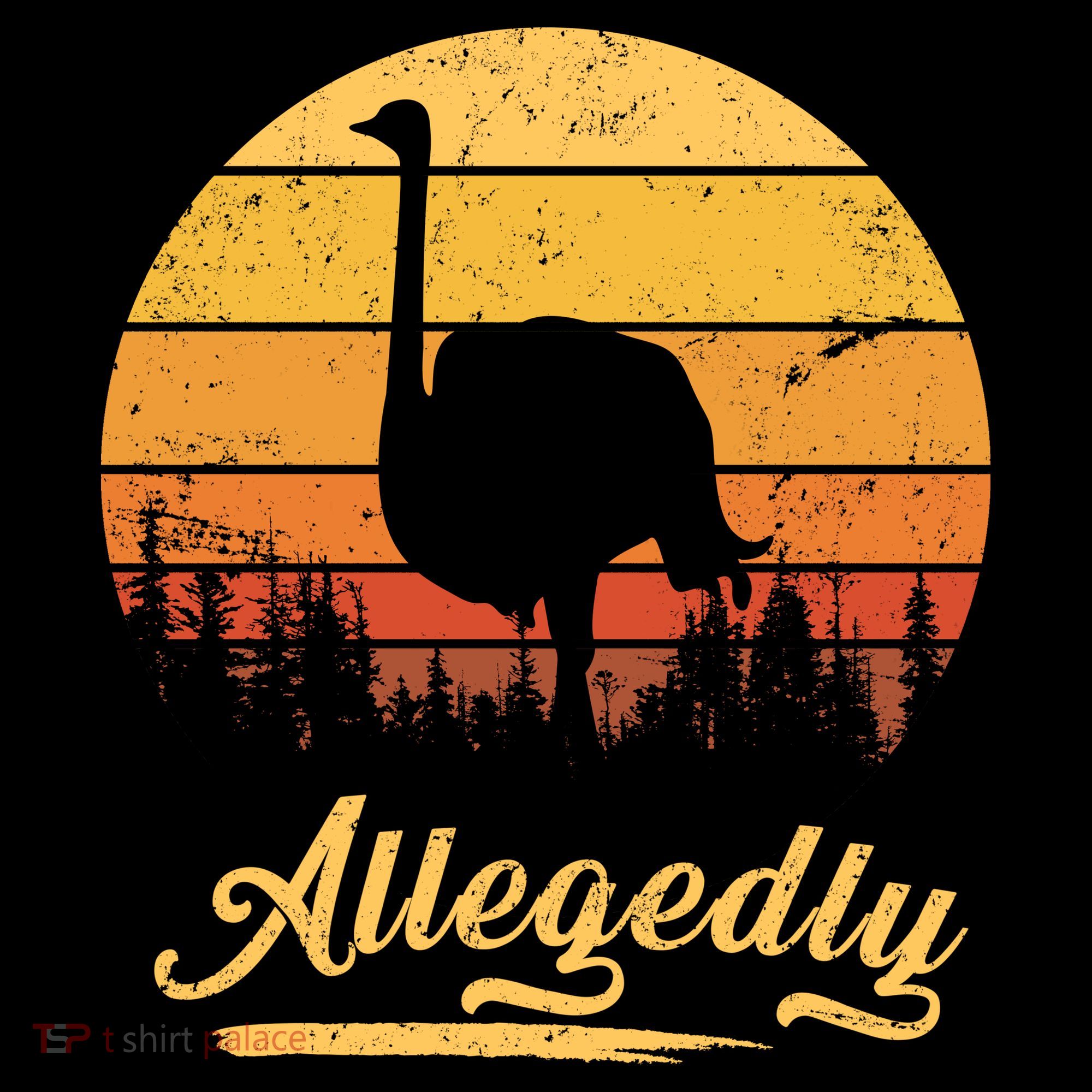 Allegedly Ostrich Retro Backpack