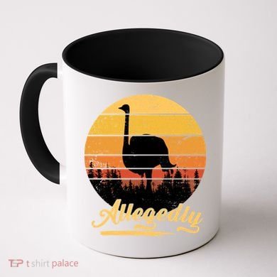 Allegedly Ostrich Retro Coffee Mug
