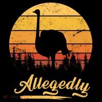 Allegedly Ostrich Retro Coffee Mug thumb 5