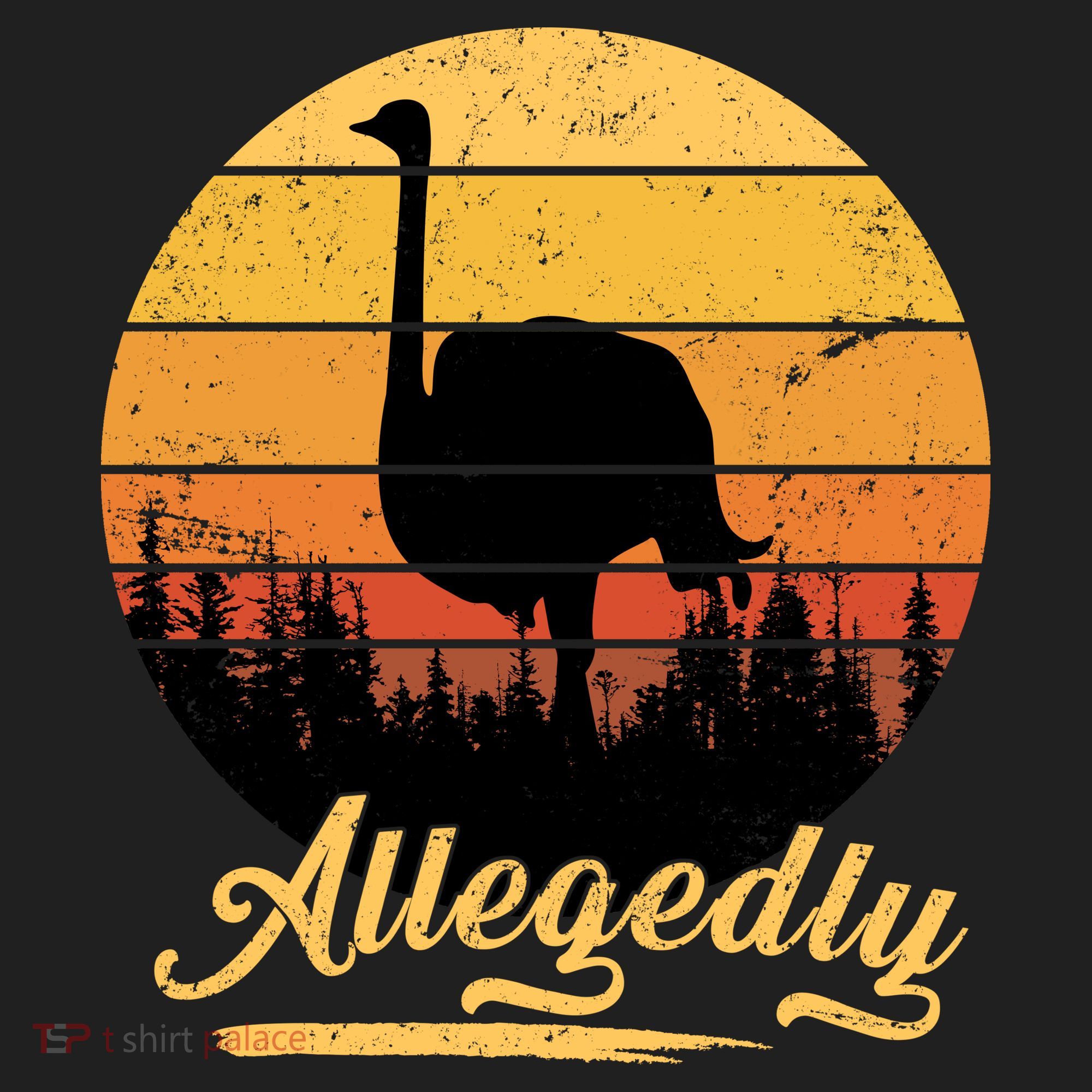 Allegedly Ostrich Retro Tumbler