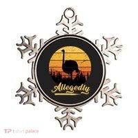Allegedly Ostrich Retro Ornament thumb 0