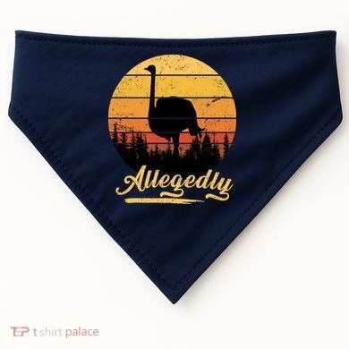 Allegedly Ostrich Retro USA-Made Doggie Bandana