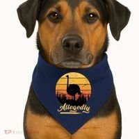 Allegedly Ostrich Retro USA-Made Doggie Bandana thumb 1