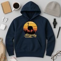 Allegedly Ostrich Retro Hoodie thumb 3