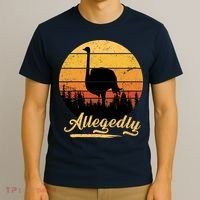 Allegedly Ostrich Retro T-Shirt thumb 3