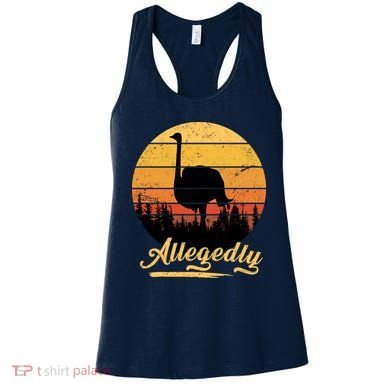 Allegedly Ostrich Retro Women's Tank Top