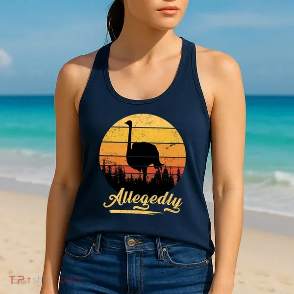 Allegedly Ostrich Retro Women's Tank Top