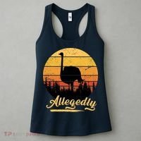Allegedly Ostrich Retro Women's Tank Top thumb 3