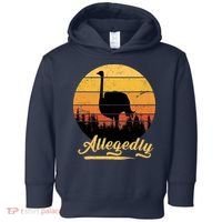 Allegedly Ostrich Retro Toddler Hoodie thumb 0