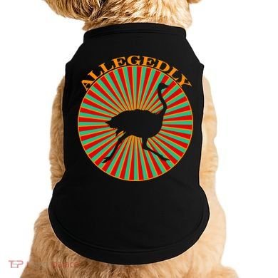 Allegedly Ostrich Retro Bird  Doggie Tank