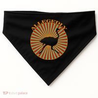 Allegedly Ostrich Retro Bird  USA-Made Doggie Bandana thumb 0