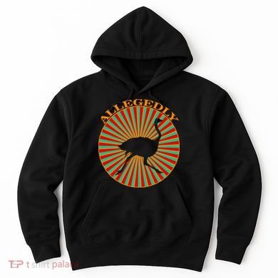 Allegedly Ostrich Retro Bird  Hoodie
