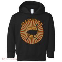 Allegedly Ostrich Retro Bird  Toddler Hoodie thumb 0