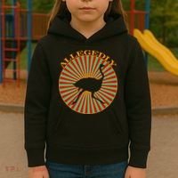 Allegedly Ostrich Retro Bird  Kids Hoodie thumb 3