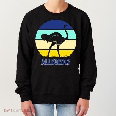 Allegedly Ostrich Retro Logo Women's Sweatshirt