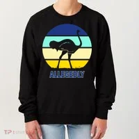 Allegedly Ostrich Retro Logo Women's Sweatshirt thumb 0