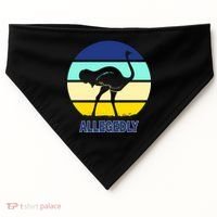 Allegedly Ostrich Retro Logo USA-Made Doggie Bandana thumb 0
