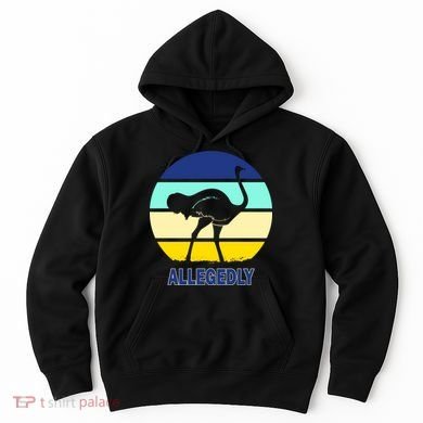 Allegedly Ostrich Retro Logo Hoodie