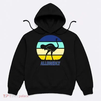 Allegedly Ostrich Retro Logo Hoodie