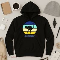 Allegedly Ostrich Retro Logo Hoodie thumb 3