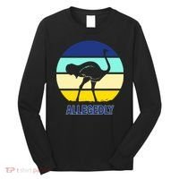 Allegedly Ostrich Retro Logo Long Sleeve Shirt thumb 0