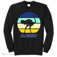 Allegedly Ostrich Retro Logo Sweatshirt thumb 0